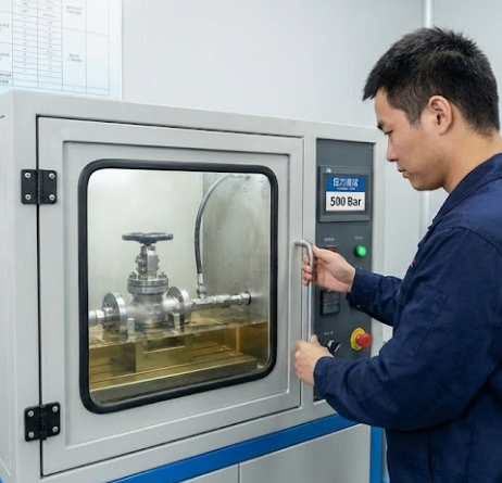 Advanced CNC manufacturing in progress