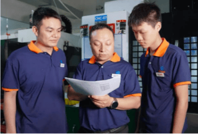 Workshop floor inspection