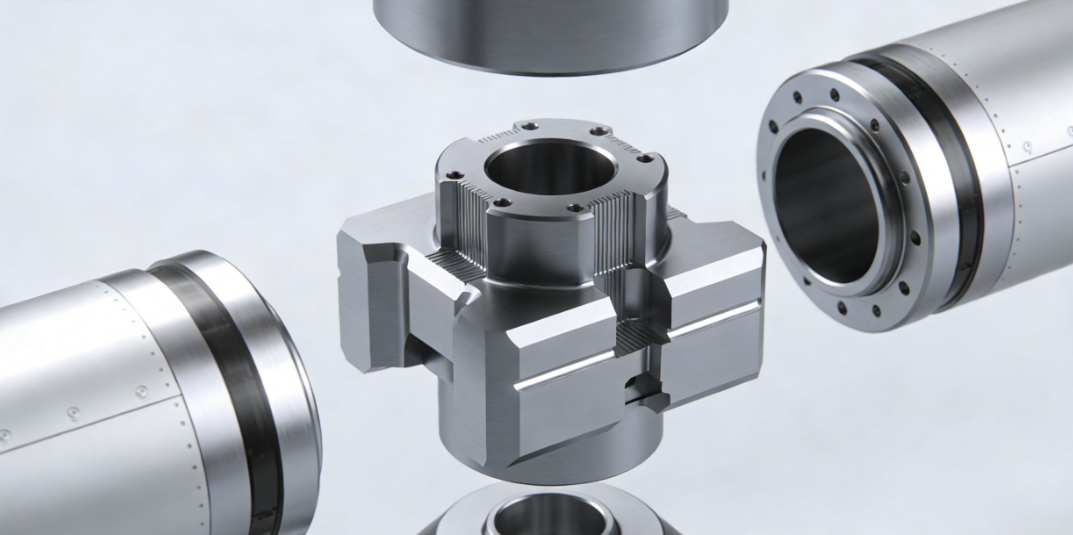 5-Axis CNC Machining Center in Operation